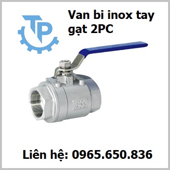 Van bi inox tay gạt 2PC
