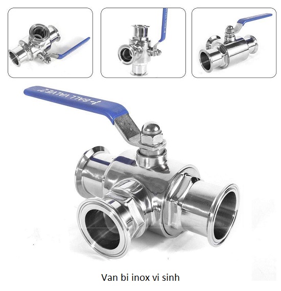 Van bi inox vi sinh