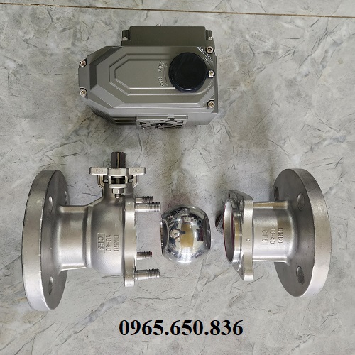 Cấu tạo van bi 2PC điều khiển điện