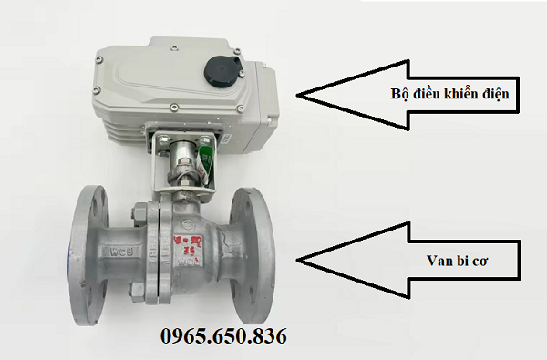 Cấu tạo van bi điều khiển điện Trung Quốc