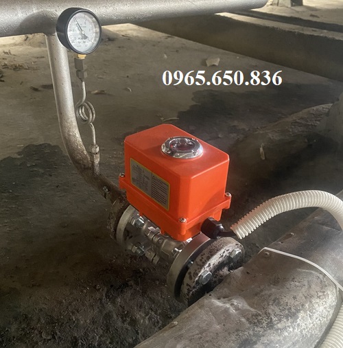 Ứng dụng van bi điều khiển bằng động cơ điện