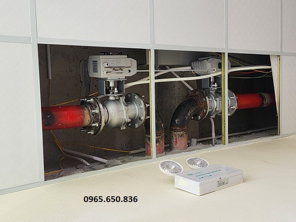 Ứng dụng van bi điều khiển điện mặt bích