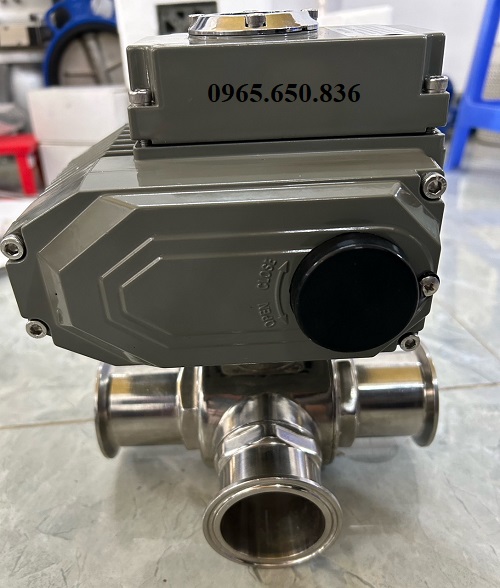 Van bi điều khiển điện nối Clamp ON OFF