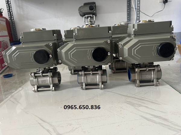 Van bi điều khiển điện nối hàn ON OFF