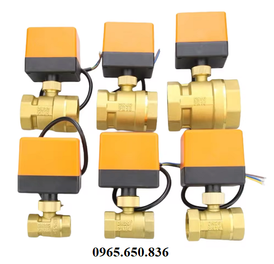 Van bi đồng 2 ngã điều khiển điện