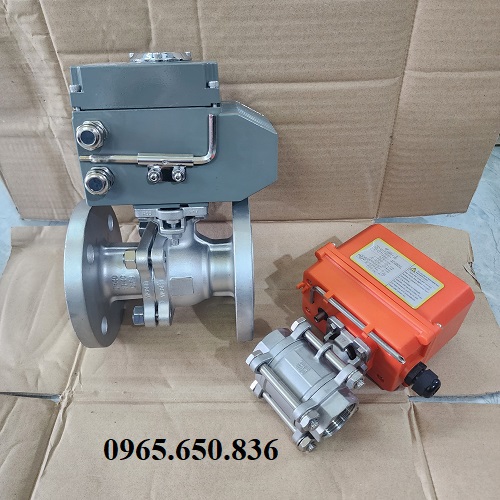 Van bi inox điều khiển bằng motor điện