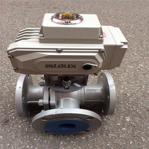 Van bi thép WCB 3 ngã điều khiển điện