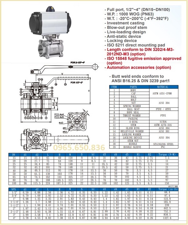 Catalog van bi điều khiển khí nén Hàn Quốc