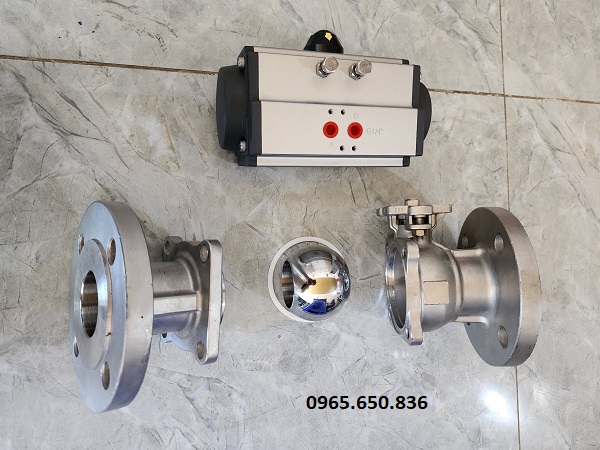Cấu tạo van bi khí nén nhiệt độ cao