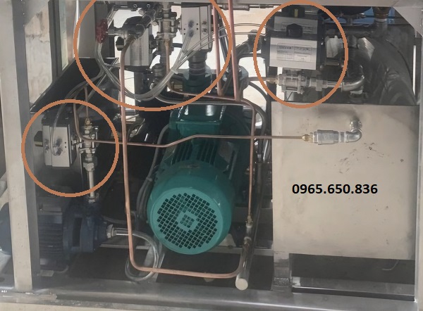 Ứng dụng van bi 3 PC điều khiển khí nén