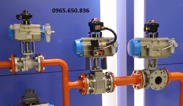 Ứng dụng van bi khí nén kém công tắc giám sát hành trình