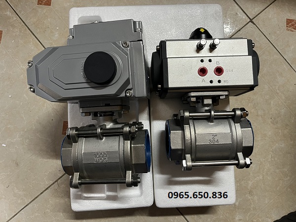 Van bi điều khiển khí nén điện Châu Âu