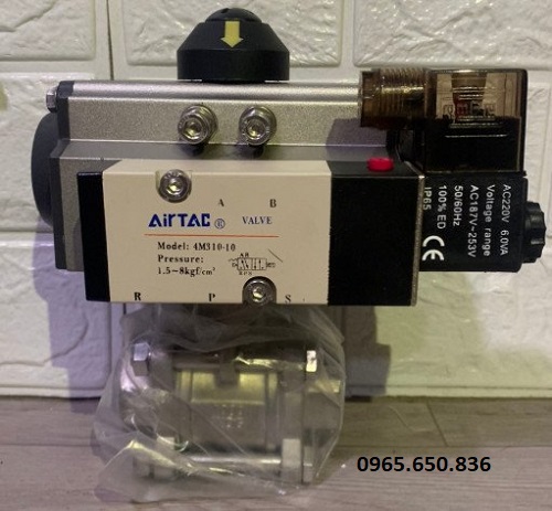 Van bi điều khiển khí nén gắn Solenoid