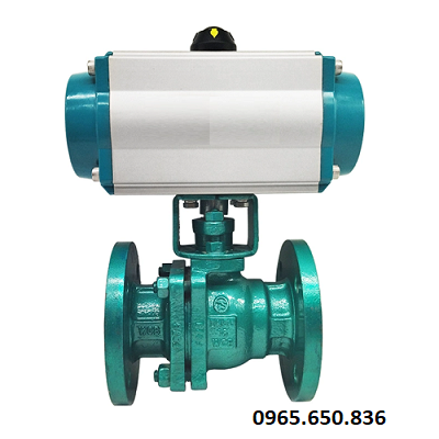 Van bi điều khiển khí nén mặt bích tác động kép