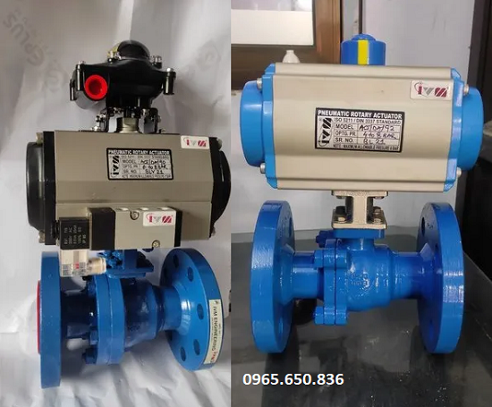 Van bi gang điều khiển bằng khí nén