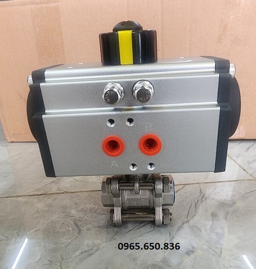 Van bi inox điều khiển khí nén tác động đơn