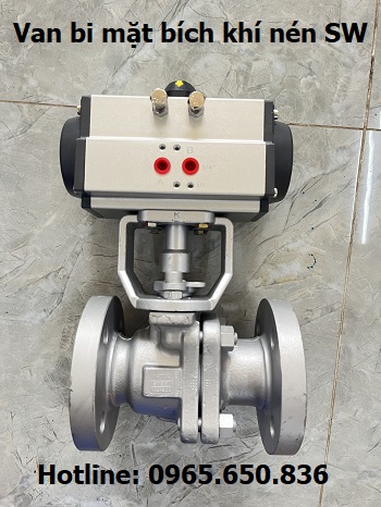 Van bi mặt bích khí nén Samwoo