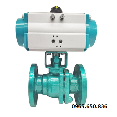 Van bi thép WCB  điều khiển khí nén