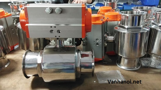 Van bi vi sinh điều khiển bằng khí nén
