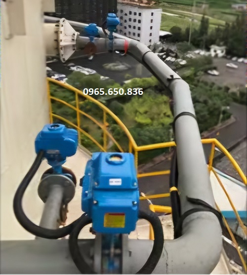 Ứng dụng van bướm điều khiển động cơ điện