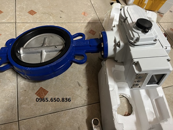 Van bướm gang điều khiển điện tuyến tính