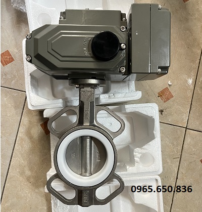 Van bướm inox điều khiển điện tuyến tính