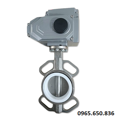 Van bướm inox điều khiển motor điện