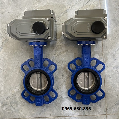 Van bướm wafer điều khiển điện ON OFF