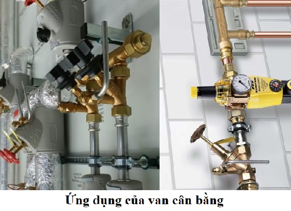 Ứng dụng van cân bằng