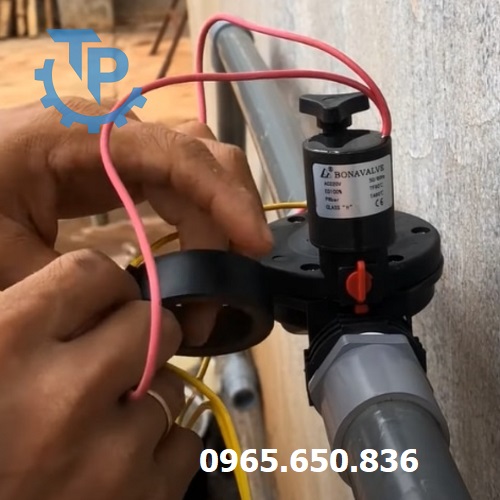 Lắp đặt van điện từ 24V