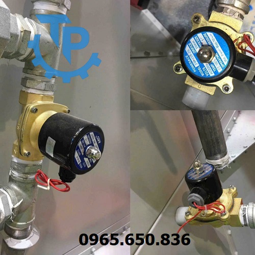 Lắp đặt van điện từ đồng