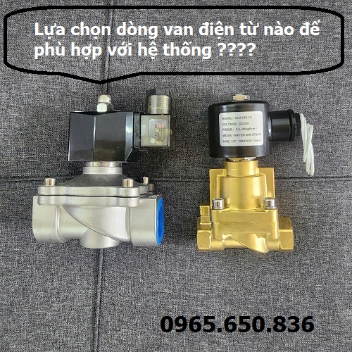 Lựa chọn van điện từ