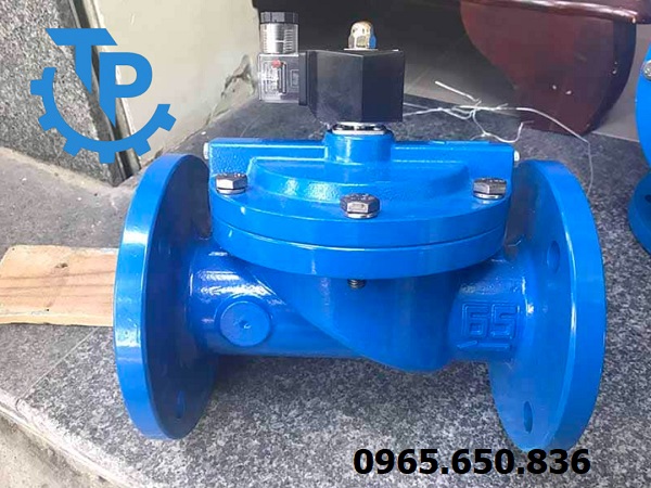 Van điện từ gang nối bích