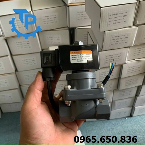 Van điện từ hóa chất nhựa
