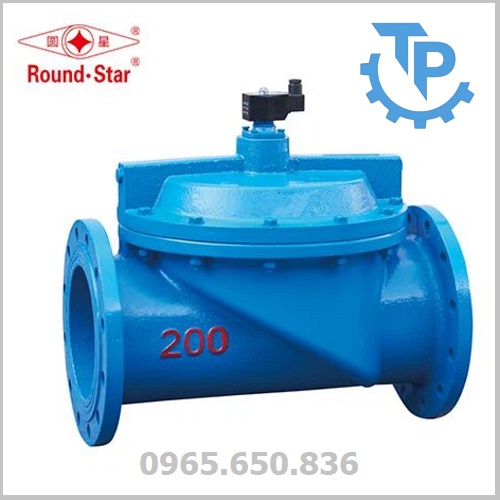 Van điện từ Round star gang mặt bích