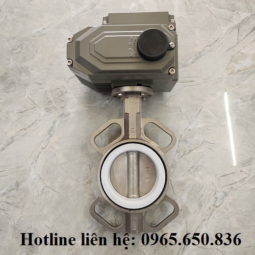 Cấu tạo van bướm điện