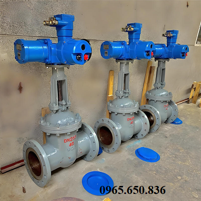Van cổng điều khiển động cơ điện