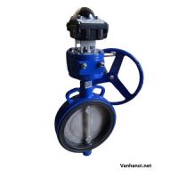 Van bướm kèm công tắc giám sát thông báo mở đóng