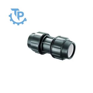 Măng xông nối thẳng ren HDPE