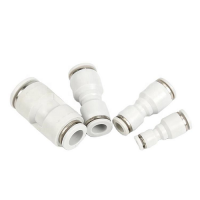Đầu nối thẳng PU trắng