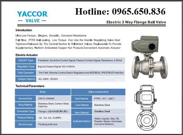 Catalog van bi điều khiển điện