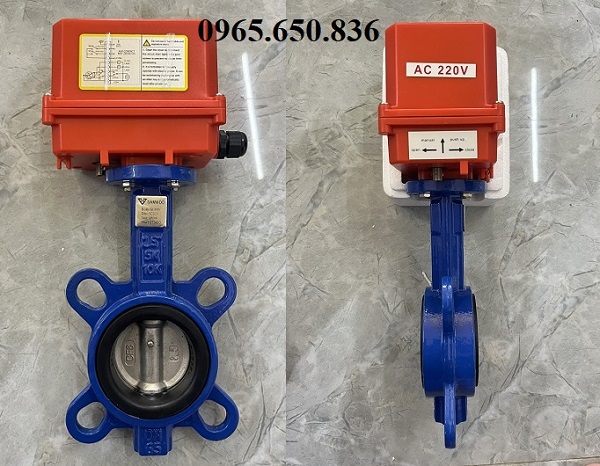 Van bướm điều khiển điện DN65