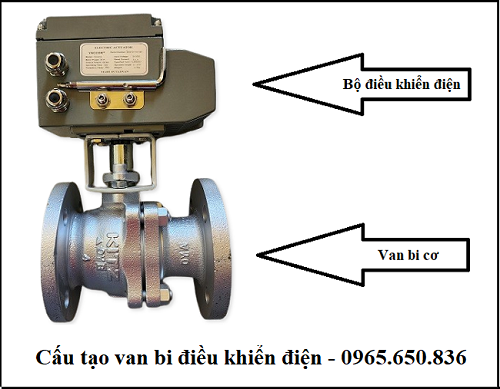 Cấu tạo van bi điều khiển điện