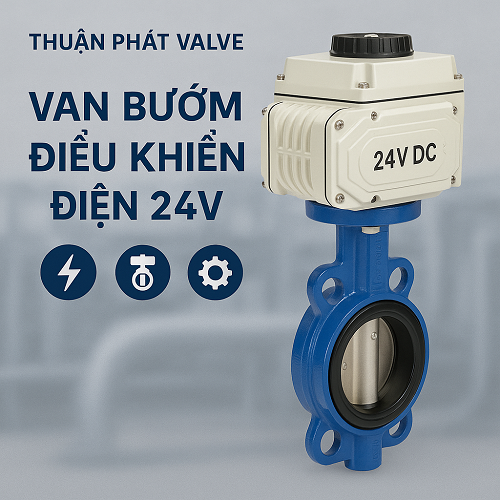 Van bướm điều khiển điện 24V
